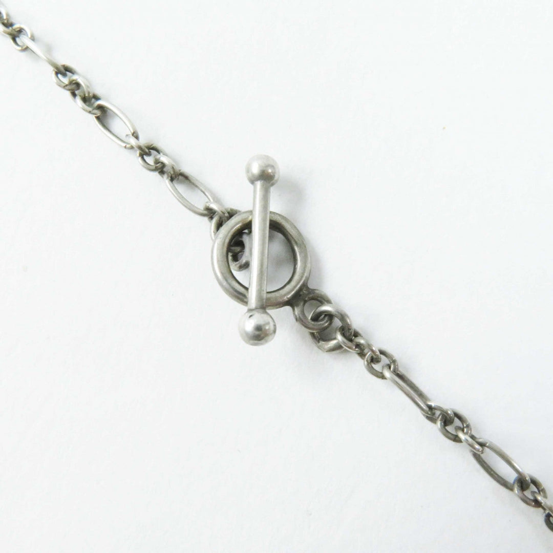 Georg Jensen Necklace Main�FSV925 Silver Red Carnelian Women Used Authentic