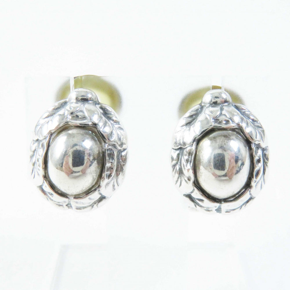 Georg Jensen Earring Main�FSV925 Silver Women Used Authentic