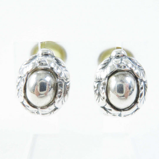 Georg Jensen Earring Main�FSV925 Silver Women Used Authentic