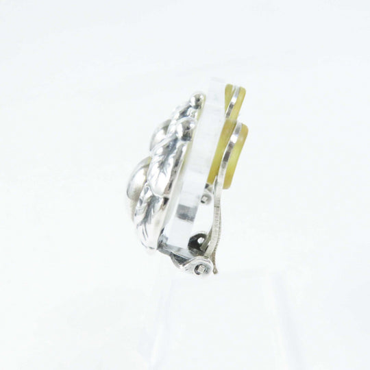 Georg Jensen Earring Main�FSV925 Silver Women Used Authentic