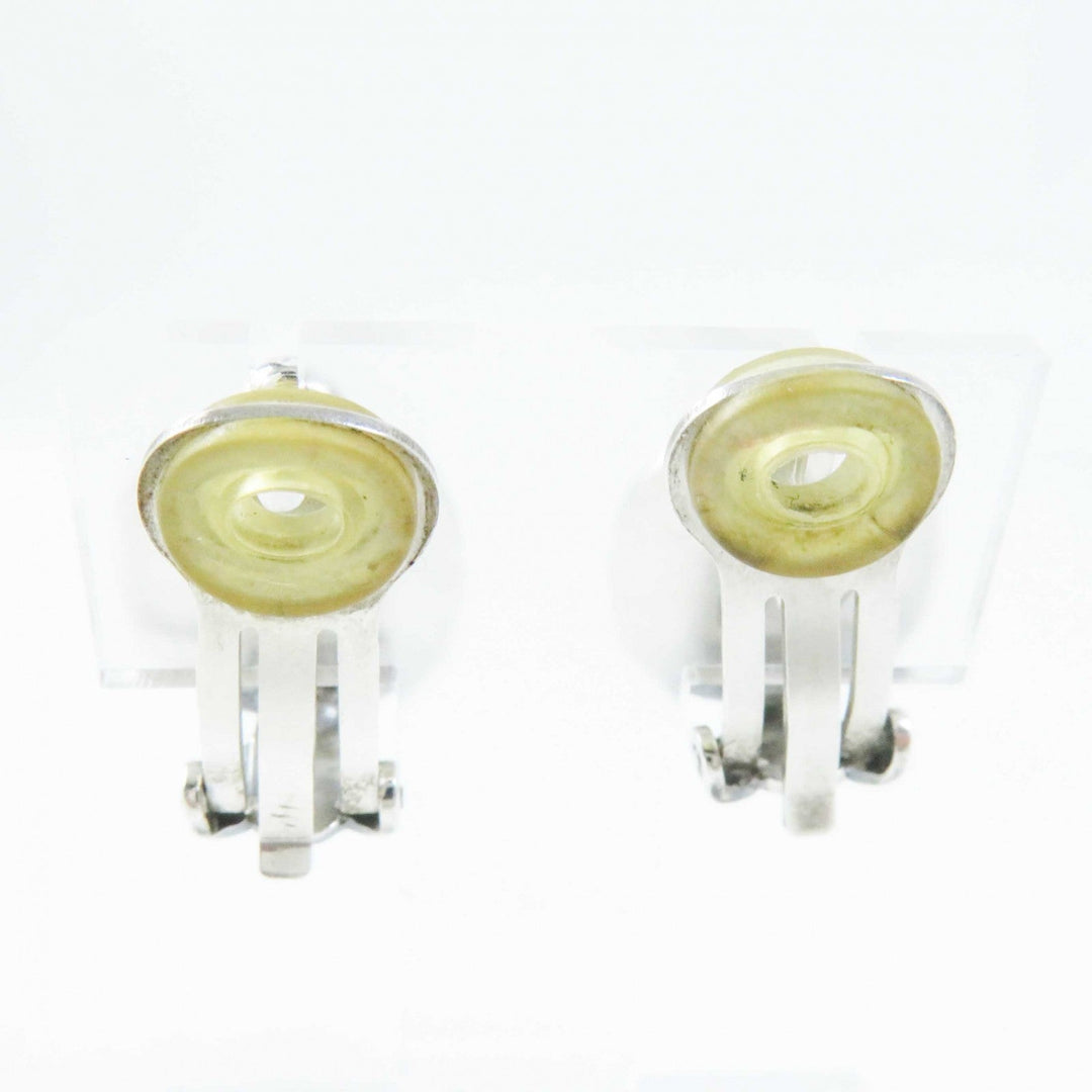 Georg Jensen Earring Main�FSV925 Silver Women Used Authentic