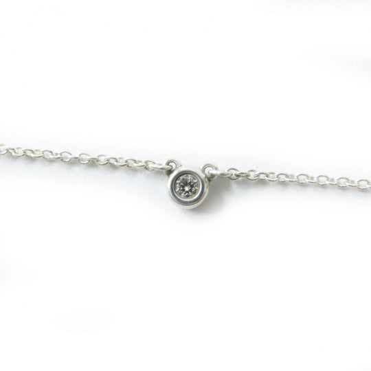 TIFFANY&Co. Necklace Main: AG925, Part: Diamond Silver By the yard Women Used Authentic