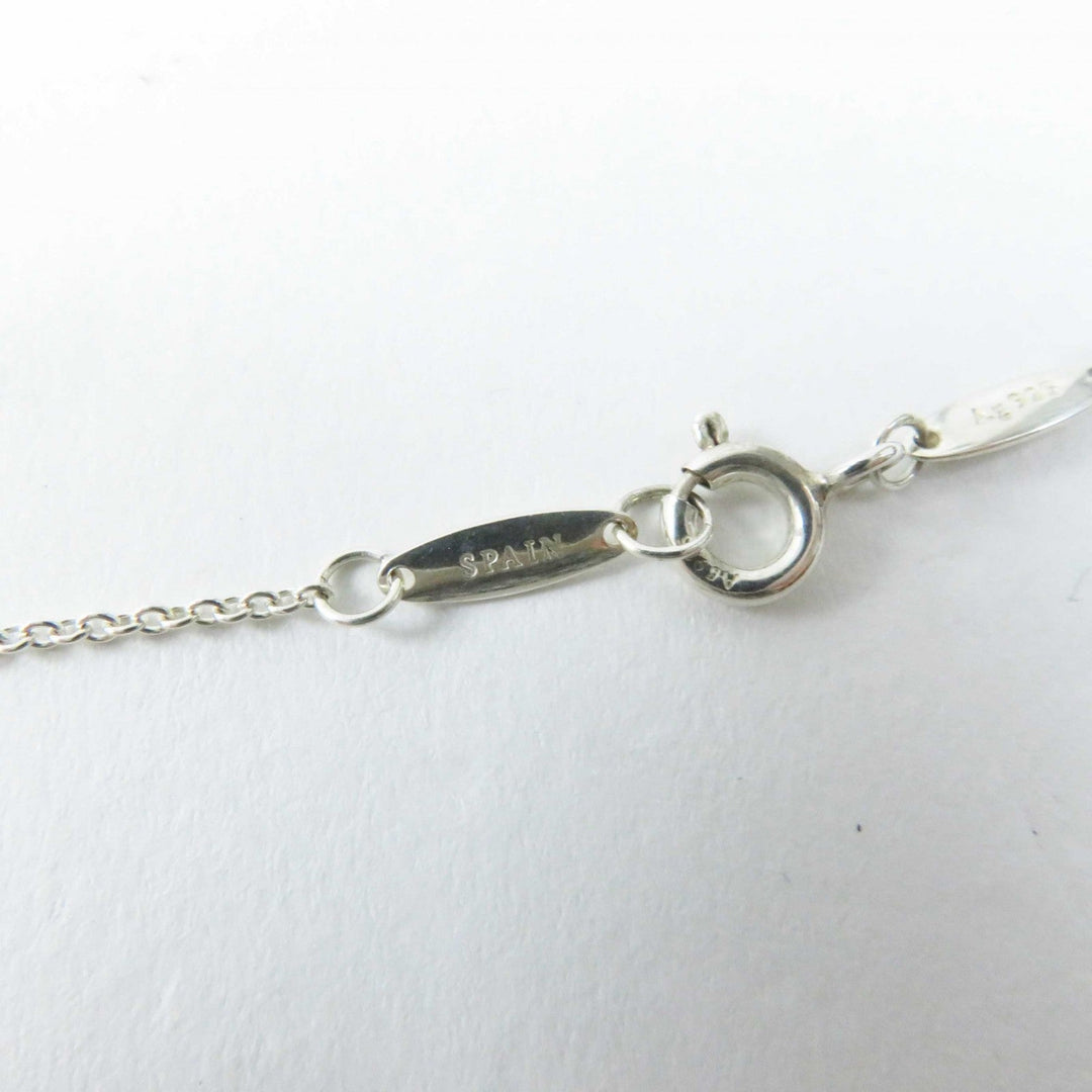 TIFFANY&Co. Necklace Main: AG925, Part: Diamond Silver By the yard Women Used Authentic