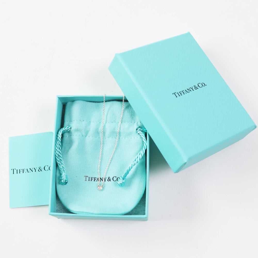 TIFFANY&Co. Necklace Main: AG925, Part: Diamond Silver By the yard Women Used Authentic