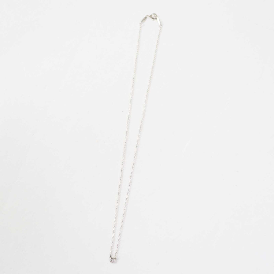 TIFFANY&Co. Necklace Main: AG925, Part: Diamond Silver By the yard Women Used Authentic