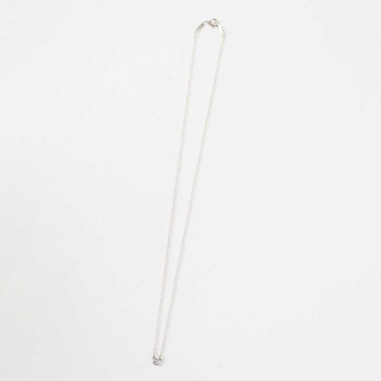 TIFFANY&Co. Necklace Main: AG925, Part: Diamond Silver By the yard Women Used Authentic