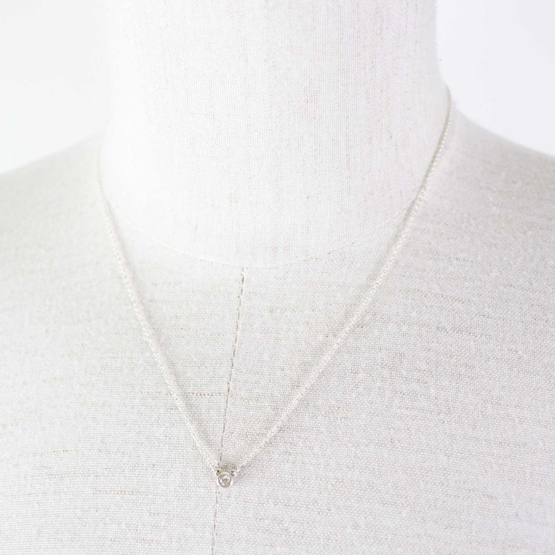 TIFFANY&Co. Necklace Main: AG925, Part: Diamond Silver By the yard Women Used Authentic