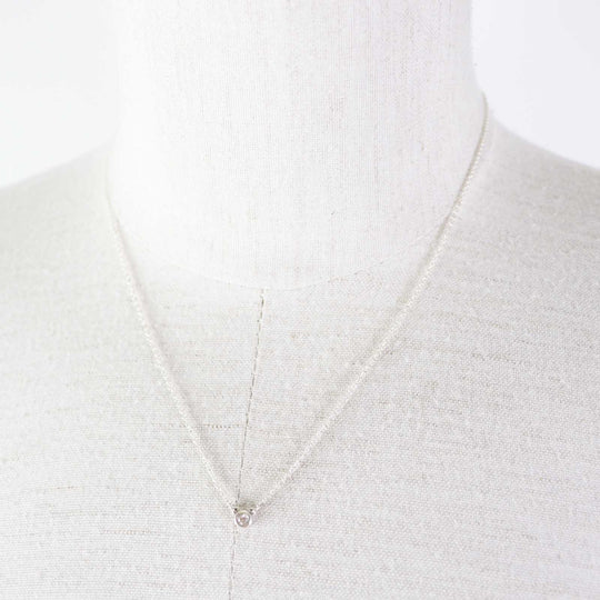 TIFFANY&Co. Necklace Main: AG925, Part: Diamond Silver By the yard Women Used Authentic