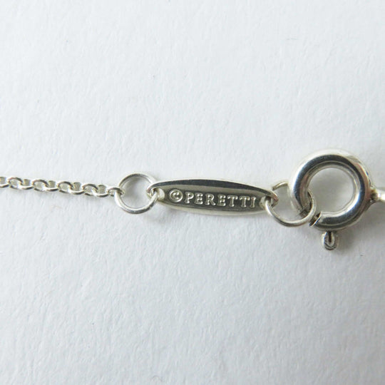 TIFFANY&Co. Necklace Main: AG925, Part: Diamond Silver By the yard Women Used Authentic