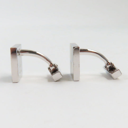 LOUIS VUITTON cuffs Main�FAG925 Silver Brown type Boutong de Manchette mens Used Authentic