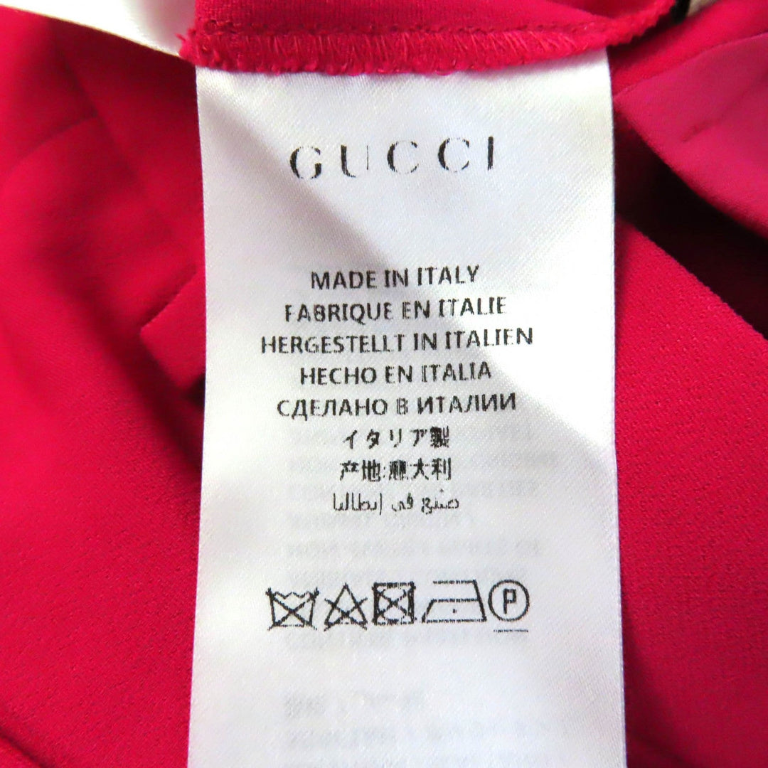 GUCCI Cropped pants 529540 Main: 97% rayon, Main: 3% polyurethane pink Women 38 Used Authentic
