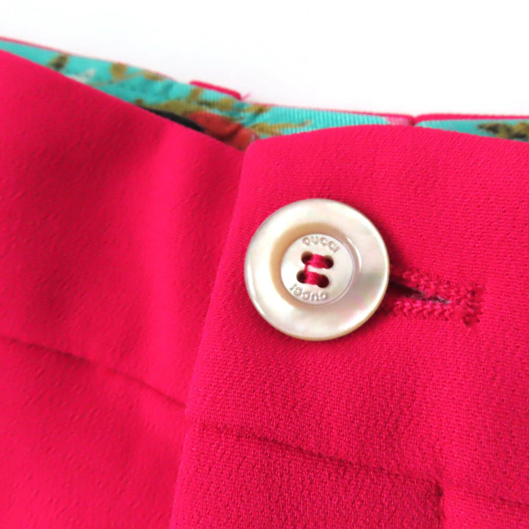 GUCCI Cropped pants 529540 Main: 97% rayon, Main: 3% polyurethane pink Women 38 Used Authentic