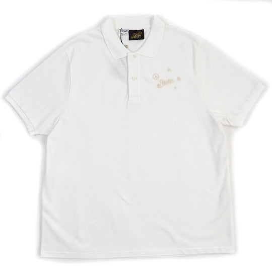 LOEWE Short sleeve polo shirt H616341X25 Main: 100% cotton white mens L Used Authentic