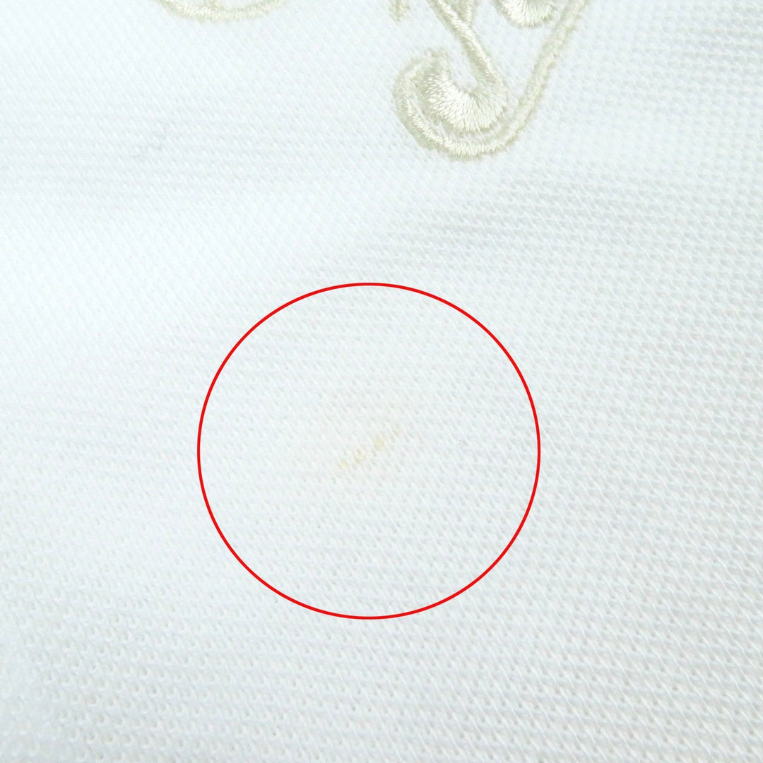 LOEWE Short sleeve polo shirt H616341X25 Main: 100% cotton white mens L Used Authentic