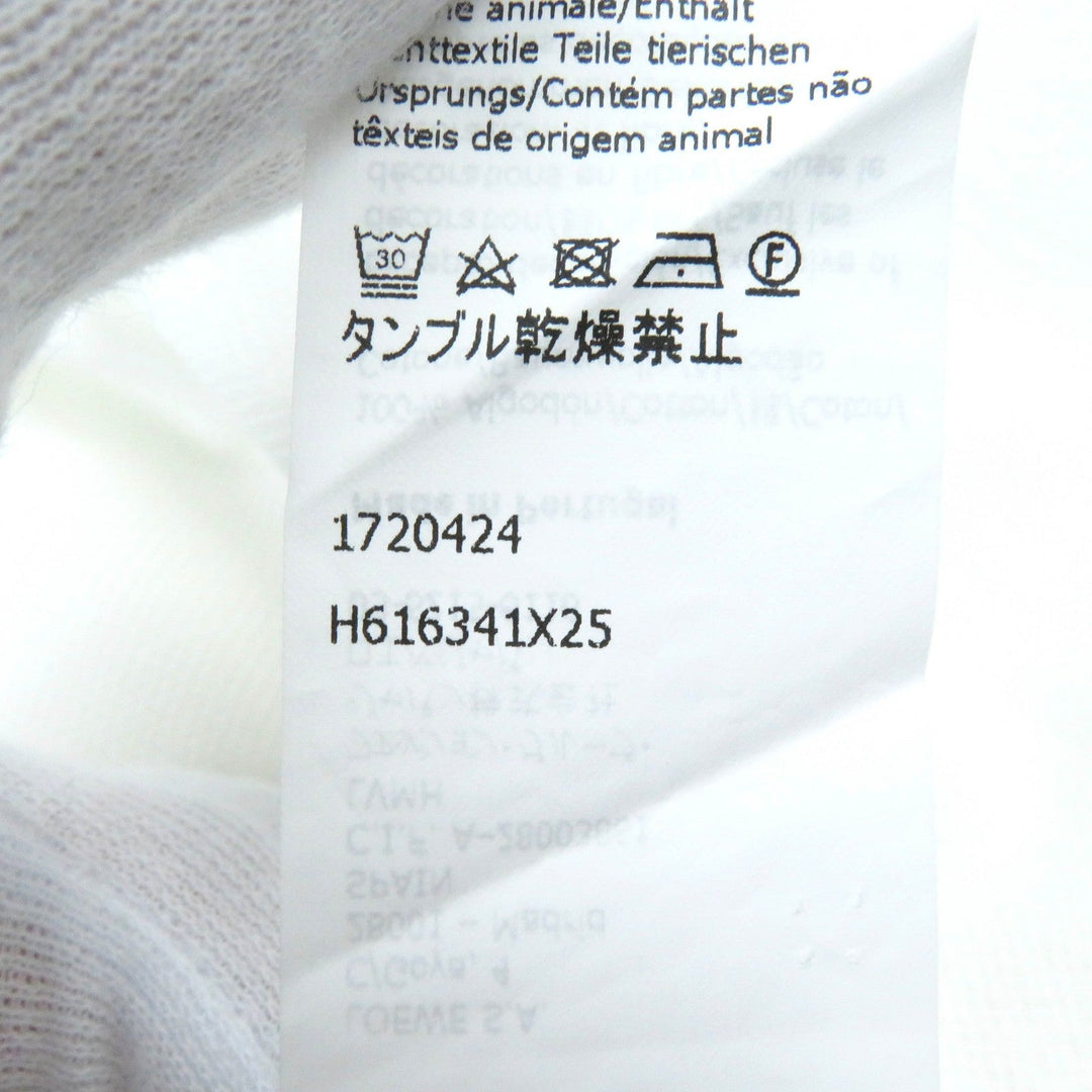 LOEWE Short sleeve polo shirt H616341X25 Main: 100% cotton white mens L Used Authentic