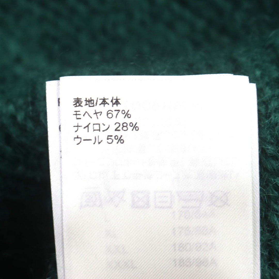 LOUIS VUITTON cardigan Main: 67% mohair, Main: 28% nylon, Main: 5% wool green graphic mens S Used Authentic
