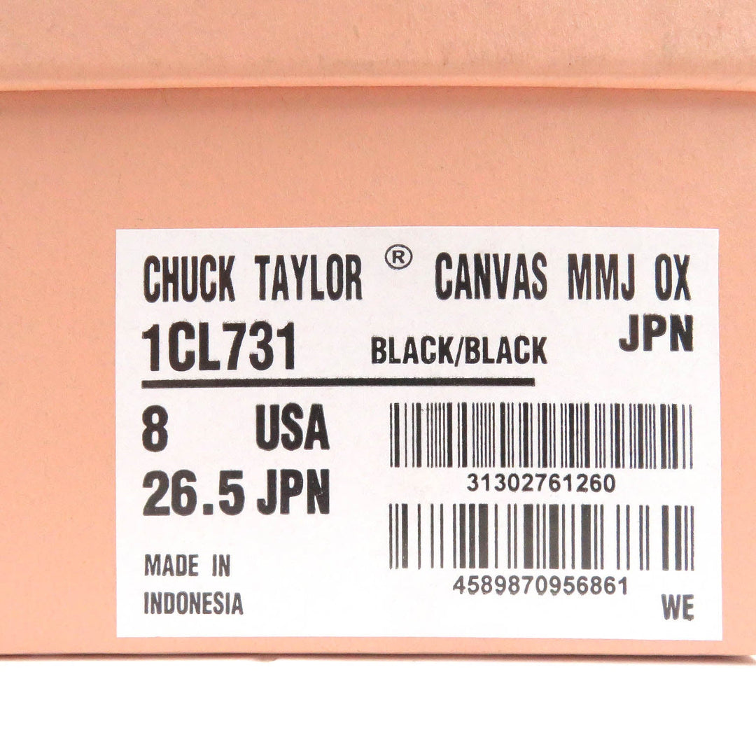 CONVERSE Low cut sneakers 1CL731 Main: Canvas black CHUCK TAYLOR ADDICT mens 8 Used Authentic
