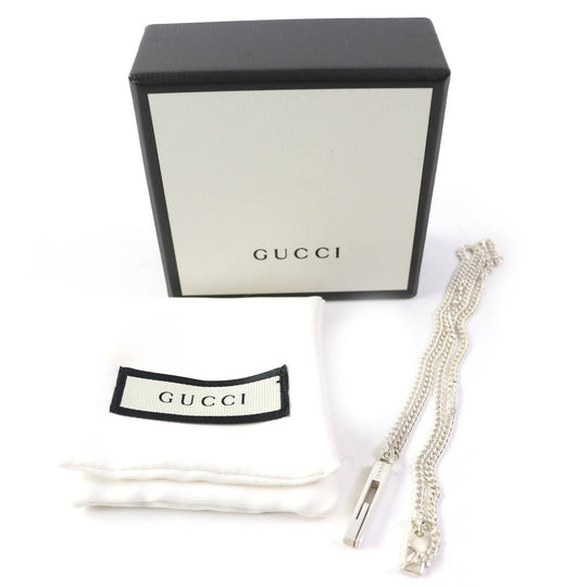 GUCCI Necklace Main�FAG925 Silver Women Used Authentic