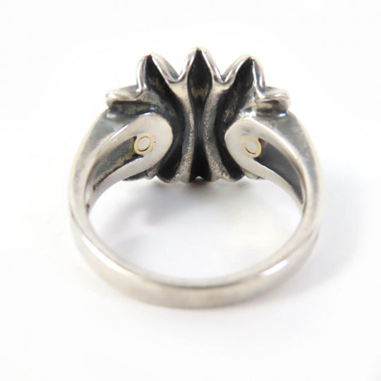 Georg Jensen Ring 394 Main�FSV925 Silver gold combination Women Used Authentic
