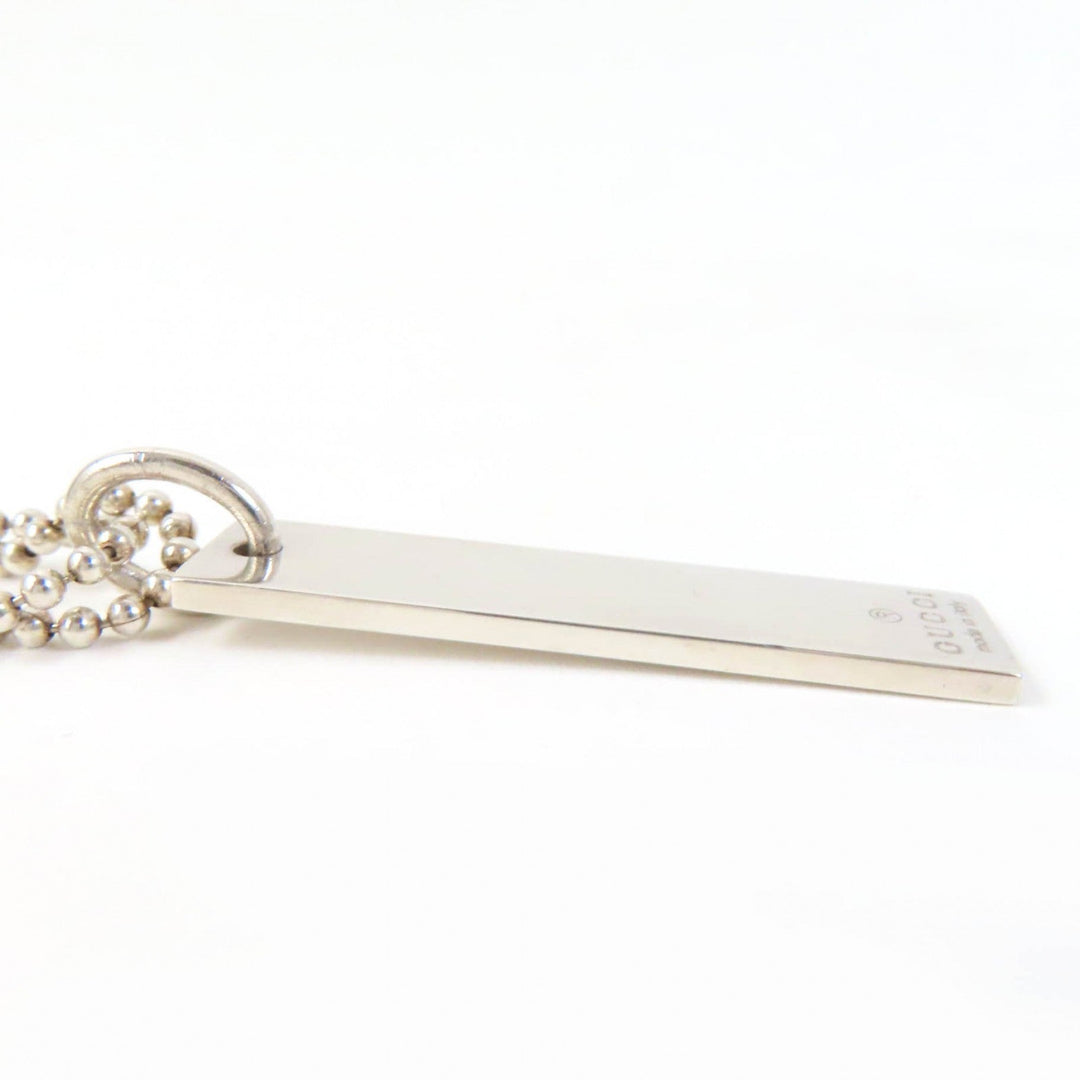 GUCCI Necklace Main�FAG925 Silver Women Used Authentic