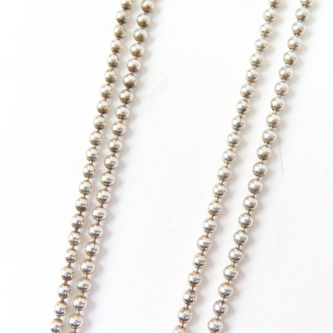 GUCCI Necklace Main�FAG925 Silver Women Used Authentic