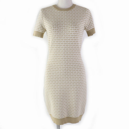 MICHAEL KORS one piece JS2811S4GH Main: 52% rayon, 46% nylon, 2% polyurethane beige Women XS Used Authentic