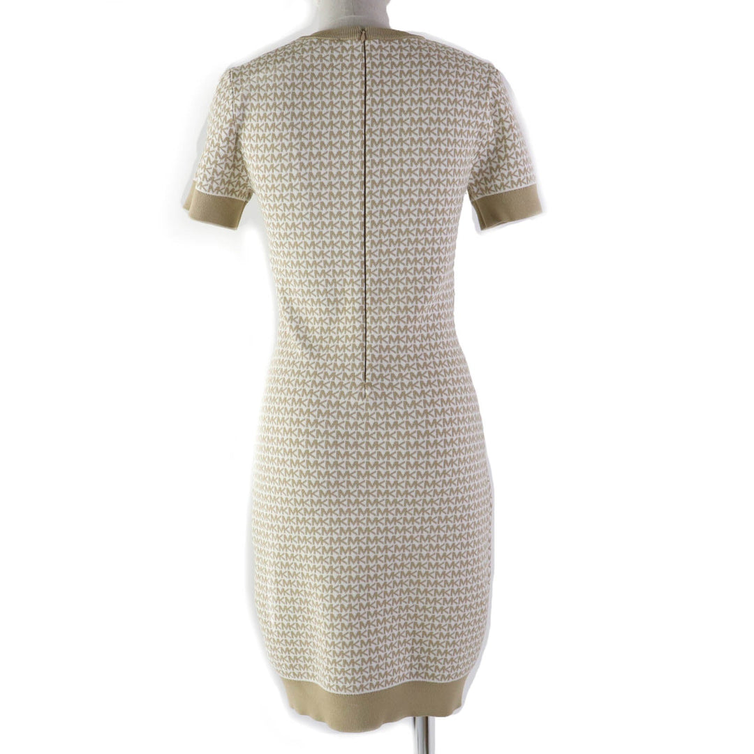 MICHAEL KORS one piece JS2811S4GH Main: 52% rayon, 46% nylon, 2% polyurethane beige Women XS Used Authentic