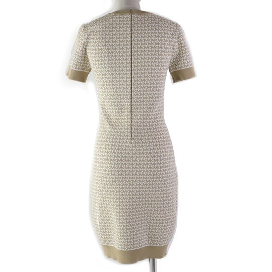 MICHAEL KORS one piece JS2811S4GH Main: 52% rayon, 46% nylon, 2% polyurethane beige Women XS Used Authentic