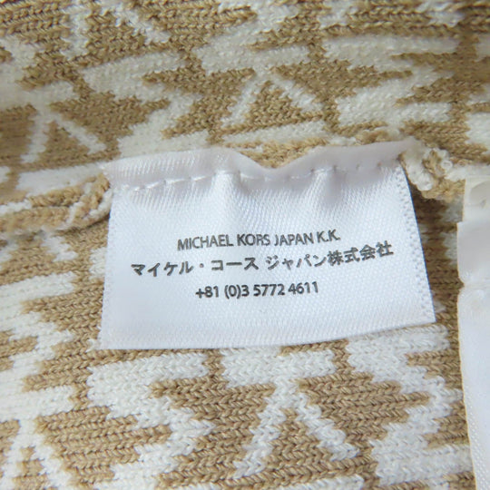 MICHAEL KORS one piece JS2811S4GH Main: 52% rayon, 46% nylon, 2% polyurethane beige Women XS Used Authentic