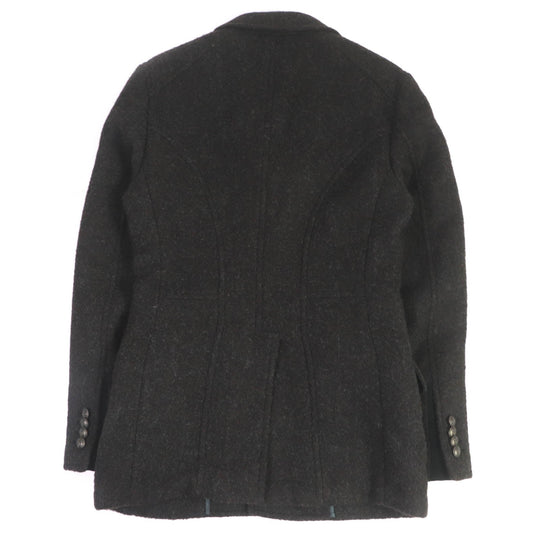 DOLCE&GABBANA Chester coat Outer: 92% alpaca, Outer: 8% nylon, Lining: 62% rayon, Lining: 35% acetate Brown type mens 44 Used Authentic