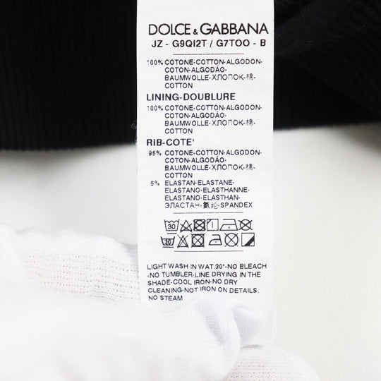 DOLCE&GABBANA sweat G9QI2T / G7TOO Outer: 100% cotton, Lining: 100% cotton, Part: 95% cotton, Part: 5% black DGMILLENNIALS mens XS Used Authentic