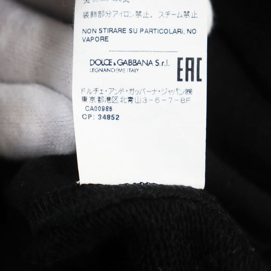 DOLCE&GABBANA sweat G9QI2T / G7TOO Outer: 100% cotton, Lining: 100% cotton, Part: 95% cotton, Part: 5% black DGMILLENNIALS mens XS Used Authentic