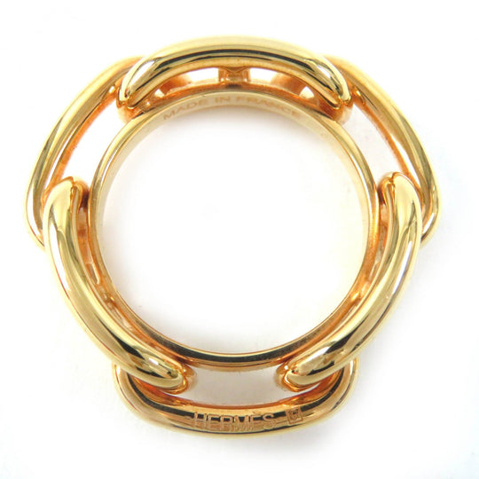 HERMES Scarf ring Gold Plated gold Women Used Authentic
