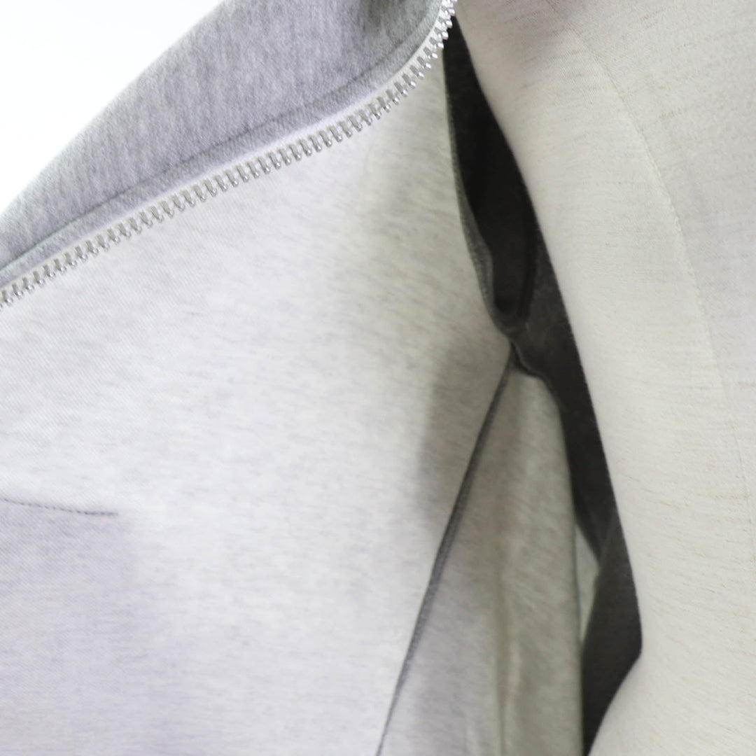 Sacai Hoodie 20-04862 Main: 70% cotton, Main: 30% nylon, Part: 95% cotton, Part: 5% polyurethane, Part: 100% cotton gray Women 2 Used Authentic