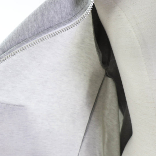 Sacai Hoodie 20-04862 Main: 70% cotton, Main: 30% nylon, Part: 95% cotton, Part: 5% polyurethane, Part: 100% cotton gray Women 2 Used Authentic