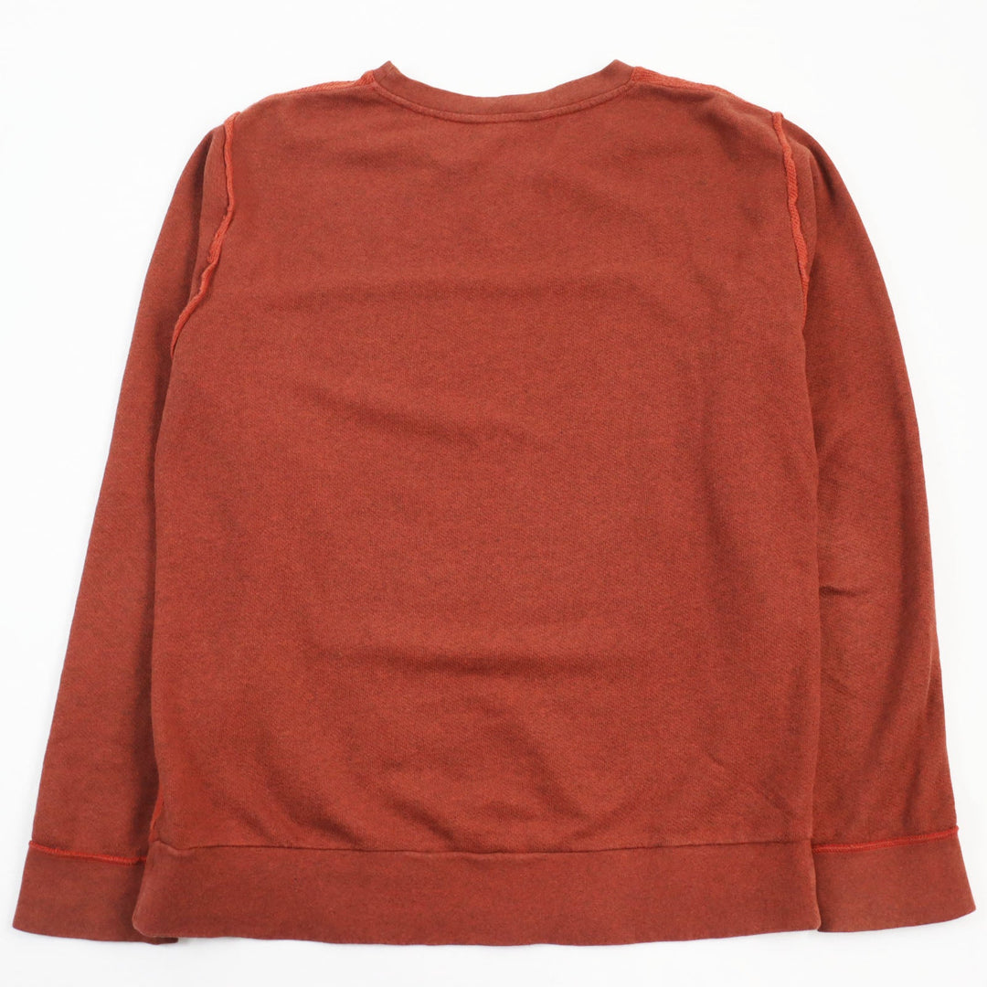 LOEWE sweat H2179520CR Main: 100% cotton Orange mens S Used Authentic