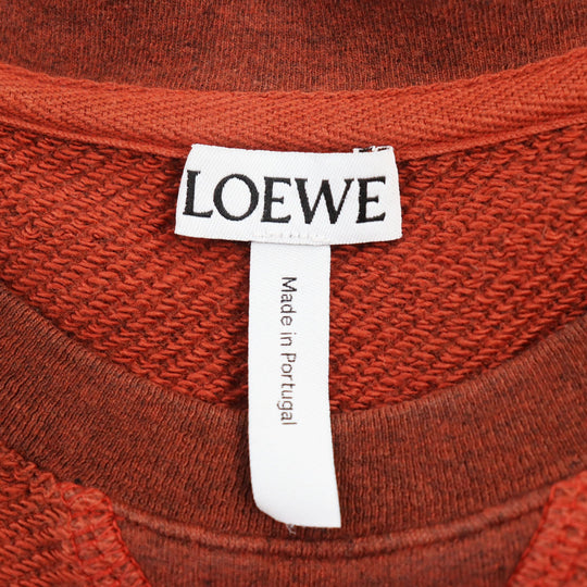 LOEWE sweat H2179520CR Main: 100% cotton Orange mens S Used Authentic