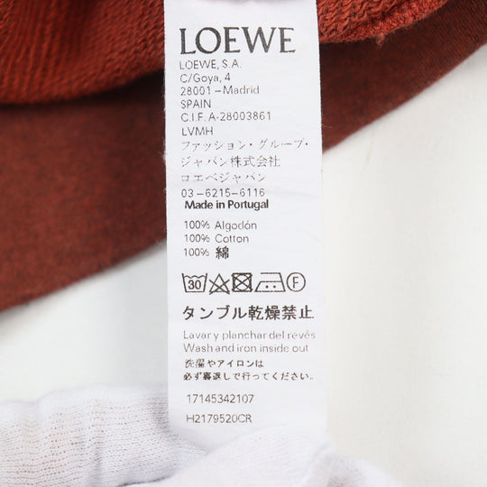 LOEWE sweat H2179520CR Main: 100% cotton Orange mens S Used Authentic