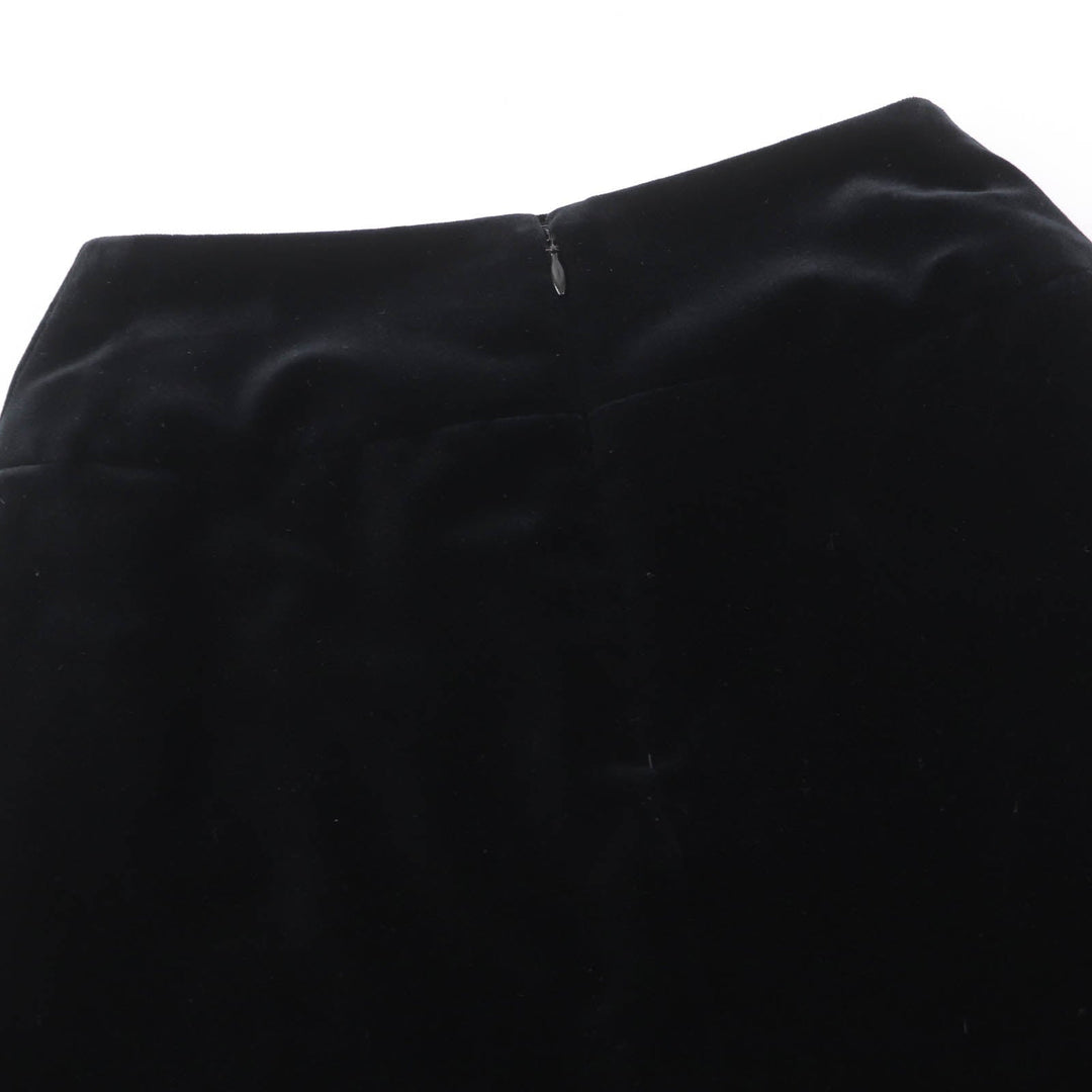 CHANEL Mini skirt P51908 Main: 100% cotton, Lining: 100% silk black Women 34 Used Authentic
