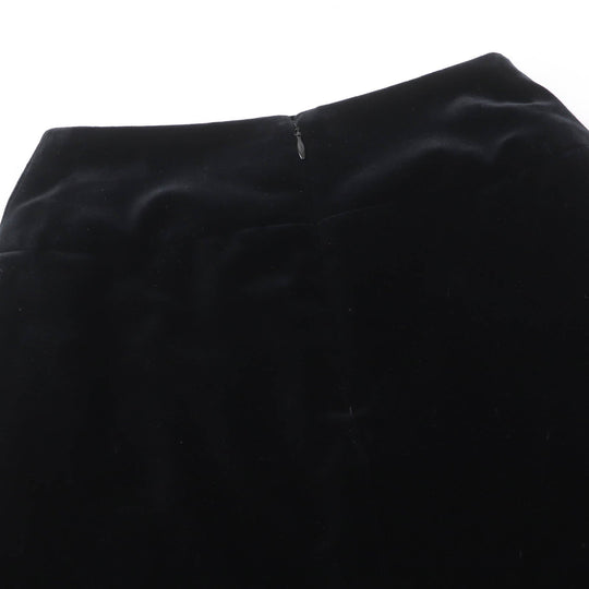 CHANEL Mini skirt P51908 Main: 100% cotton, Lining: 100% silk black Women 34 Used Authentic