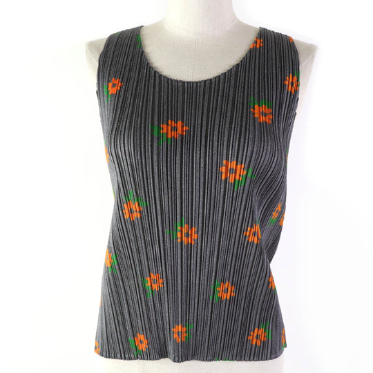 PLEATS PLEASE Cut PP22-JK752 Main: 100% polyester gray Women 3 Used Authentic