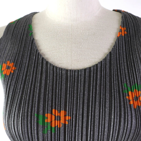 PLEATS PLEASE Cut PP22-JK752 Main: 100% polyester gray Women 3 Used Authentic