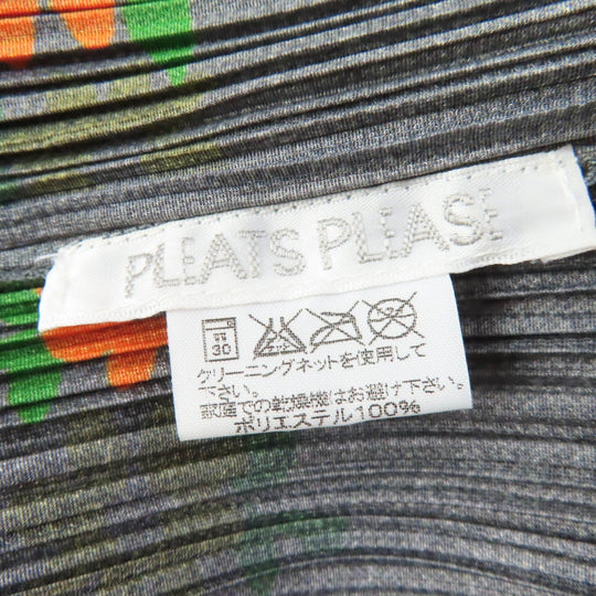 PLEATS PLEASE Cut PP22-JK752 Main: 100% polyester gray Women 3 Used Authentic