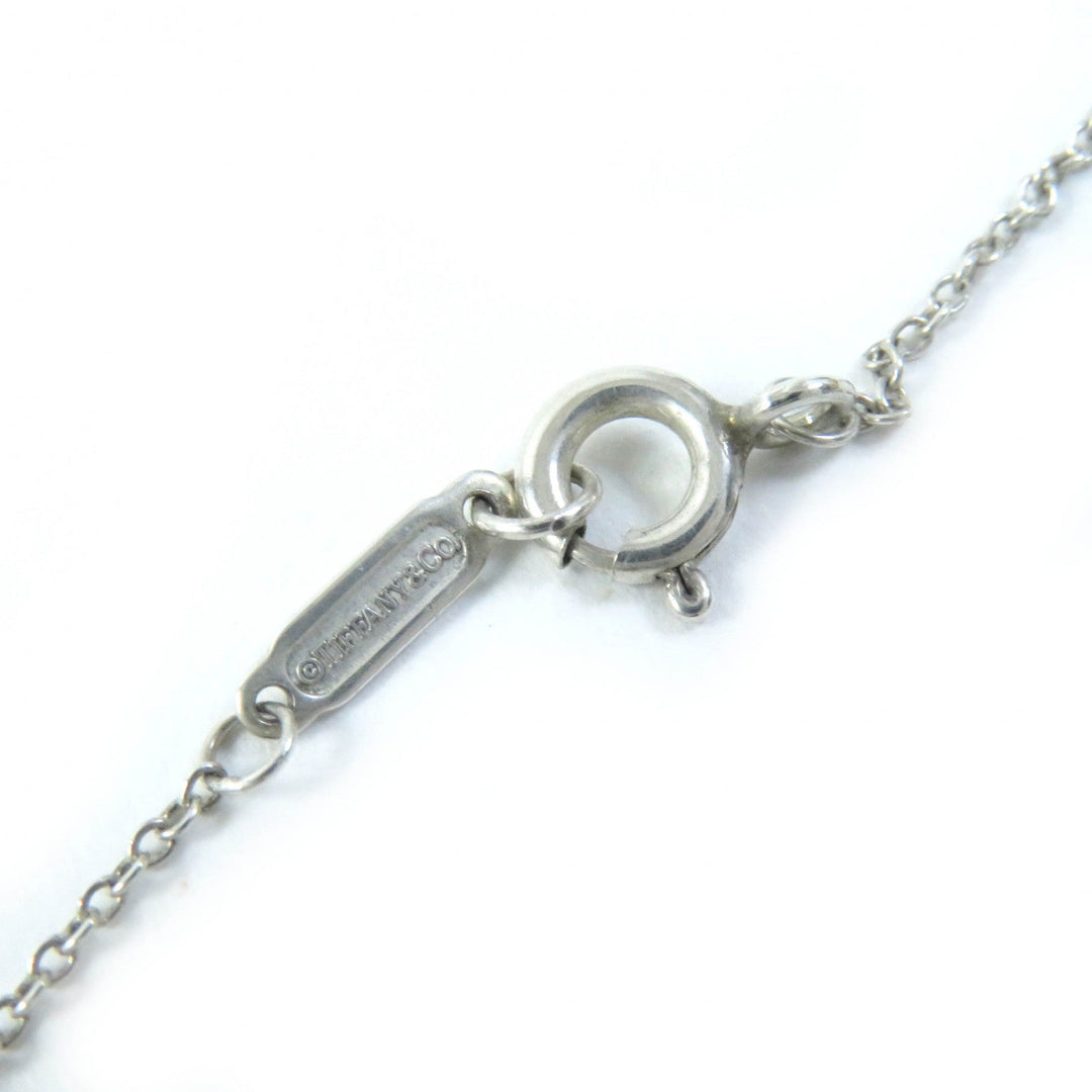 TIFFANY&Co. Necklace 1837 Main�FAG925 Silver Circle Pendant Women Used Authentic