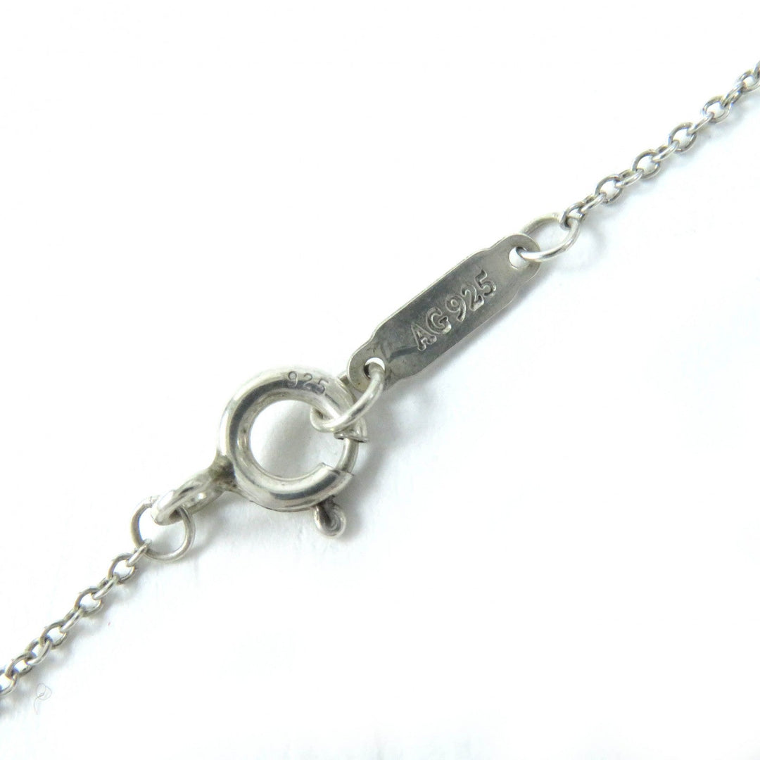 TIFFANY&Co. Necklace 1837 Main�FAG925 Silver Circle Pendant Women Used Authentic