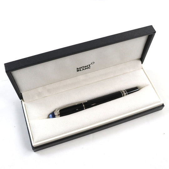 MONTBLANC Ballpoint pen Main: Resin, Part: Metal Black Silver Starwalker mens Used Authentic