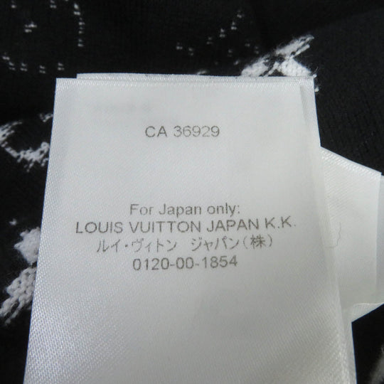 LOUIS VUITTON Hoodie Main: 100% cotton black mens 4L Used Authentic