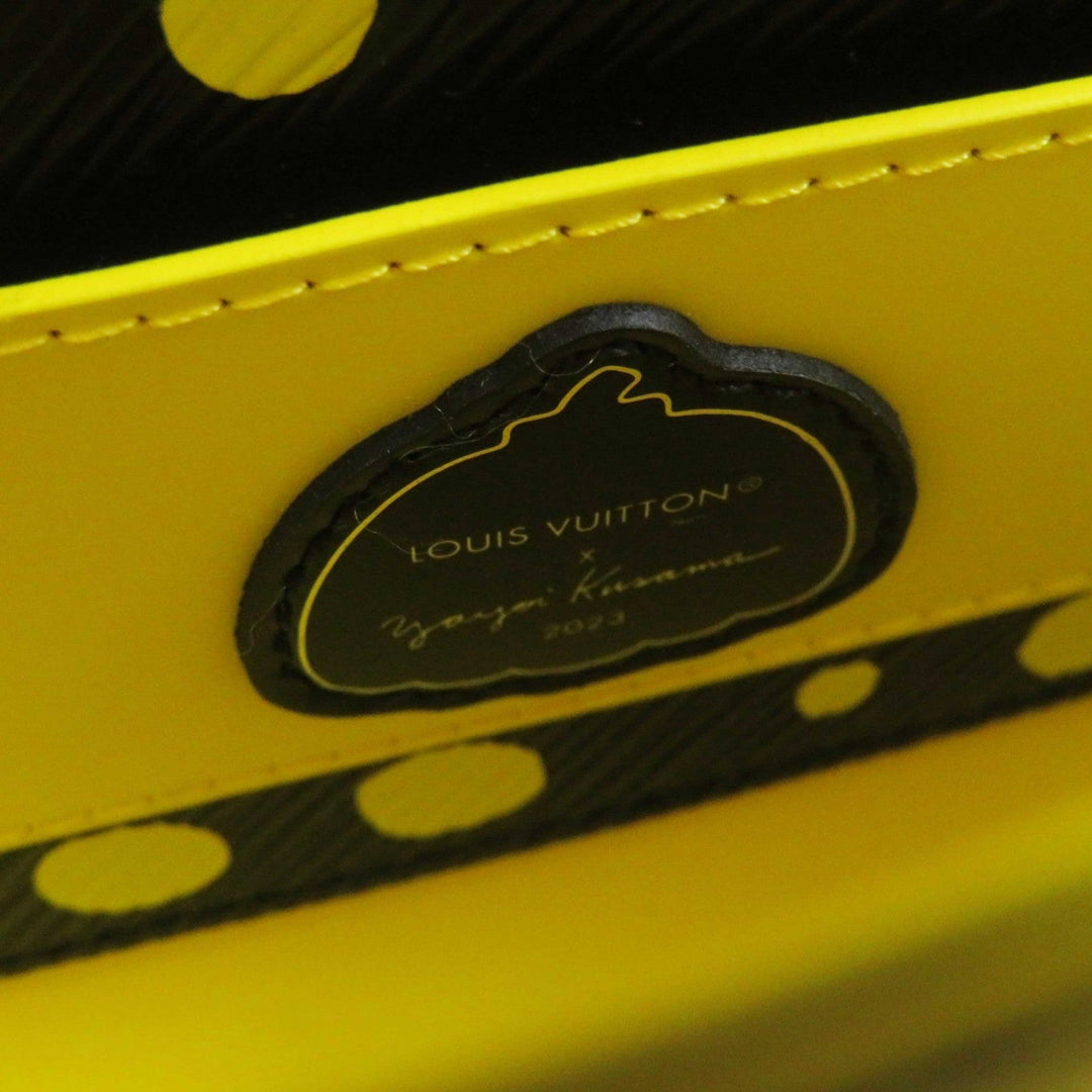 LOUIS VUITTON Shoulder Bag M21695 Epi Yellow black Epi Twist PM Women Used Authentic