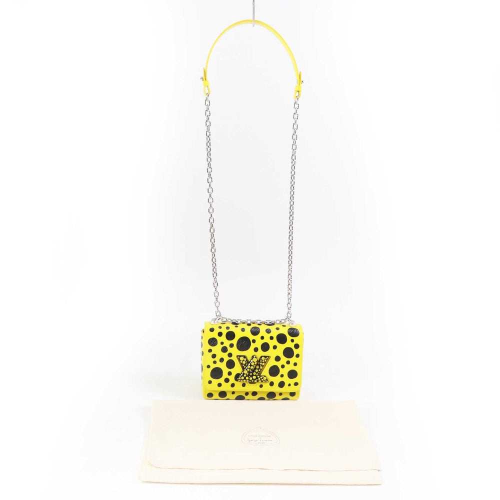 LOUIS VUITTON Shoulder Bag M21695 Epi Yellow black Epi Twist PM Women Used Authentic