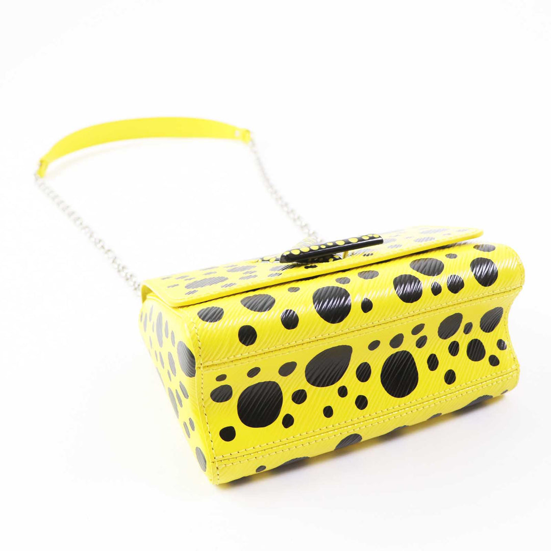 LOUIS VUITTON Shoulder Bag M21695 Epi Yellow black Epi Twist PM Women Used Authentic